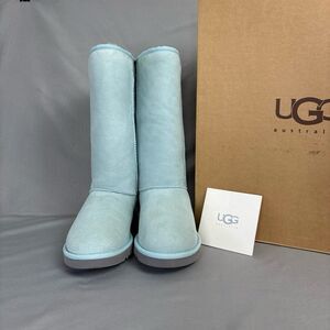 New Womens 8 Classic Tall UGG Boots Baby Blue Retired Collectors Extremely Rare!